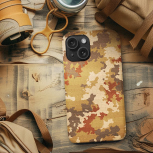 Coque Case-Mate iPhone Italien Camo Desert Brown unique Motif de fret
