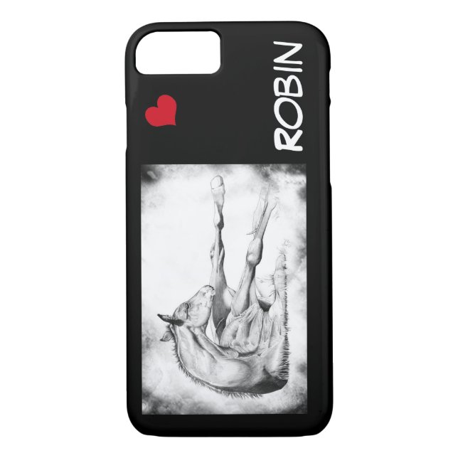 Coques Case-Mate iPhone Itch Too avec coeur rouge (Dos)