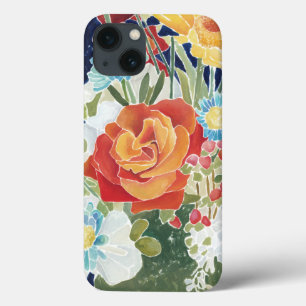 Etui iPhone 13 IV floral de minuit