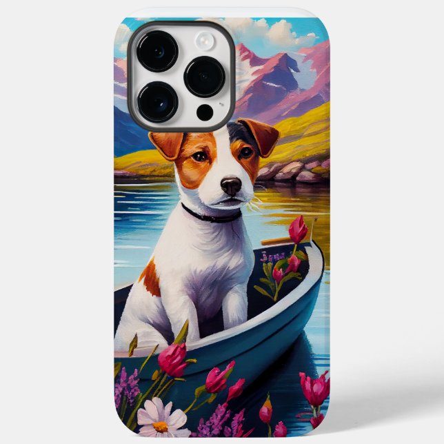 Coques Case-Mate iPhone Jack Russell à la pagaie : une aventure Pittoresqu (Verso)