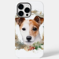 Jack Russell Christmas Wreath Festive Pup