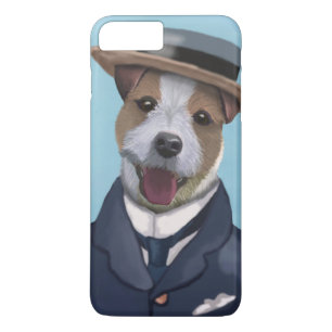 Coques Pour iPhone Jack Russell dans un bateau