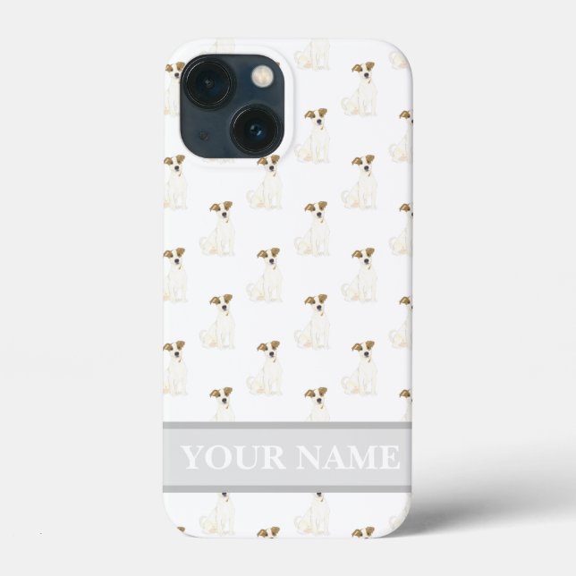 Coques Case-Mate iPhone Jack Russell Terrier Chien personnalisé (Verso)