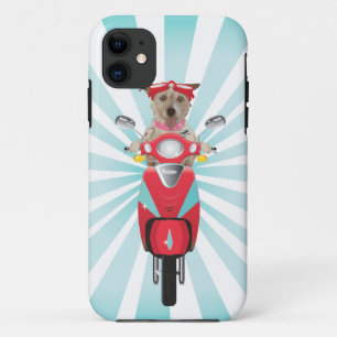 Case-Mate iPhone Case Jack Russell Terrier sur Red Moped
