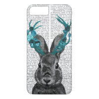 Jackalope avec Antlers Turquoise