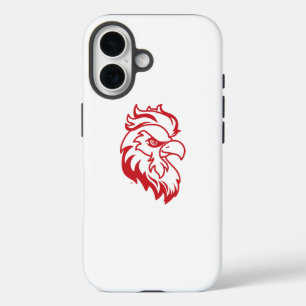 Coque Pour iPhone 16 Jacksonville State University Gamecocks Red Eagle