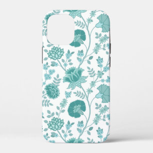 Case-Mate iPhone Case Jacobean Floral Big Motif Tee sur blanc