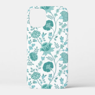 Case-Mate iPhone Case Jacobean Floral Big Motif Tee sur blanc