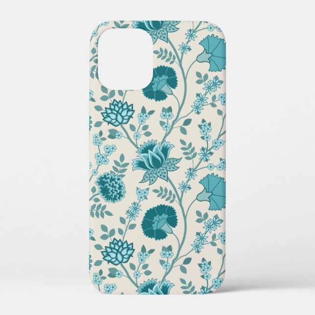 Coques Case-Mate iPhone Jacobean Floral Big Motif Tee sur Crème (Verso)