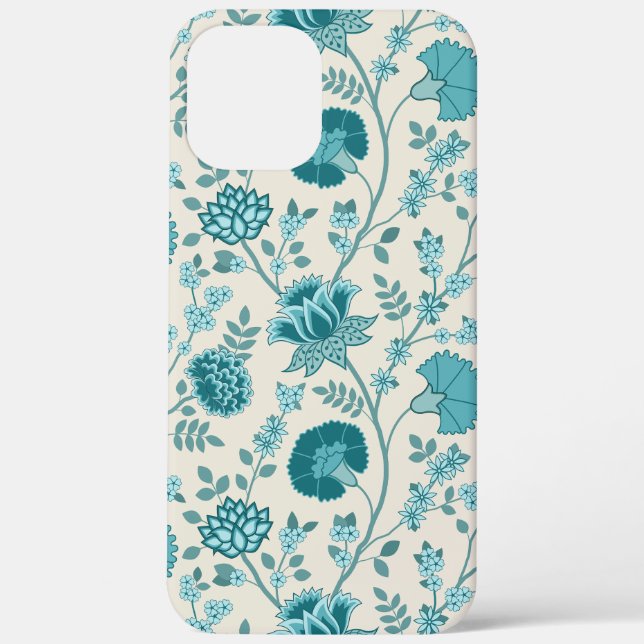 Coques Case-Mate iPhone Jacobean Floral Big Motif Tee sur Crème (Verso)