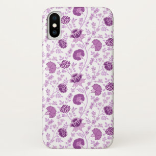 Case-Mate iPhone Case Jacobean Floral Répétition Motif Pinks sur Blanc