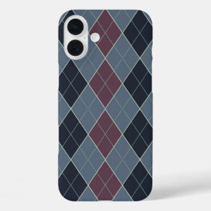 Coque Pour iPhone 16 Plus "Jacquard & Classe : Les Diamants Sont Pour Toujou