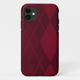 Coques Pour iPhone Jacquard rouge