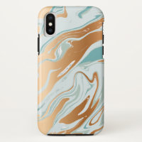 Jade Bleu Coloré Golden Chrome Marbre