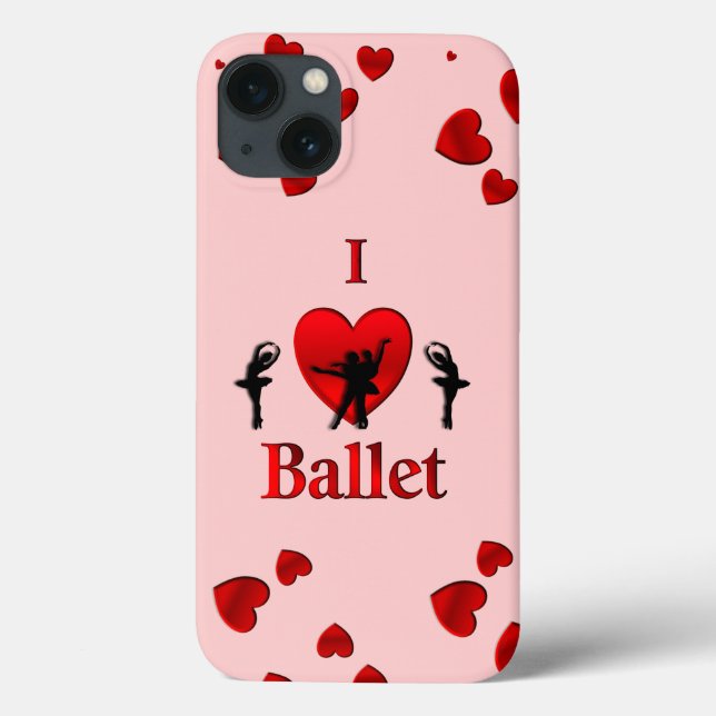 Coques Case-Mate iPhone J'adore la danse de ballet (Verso)