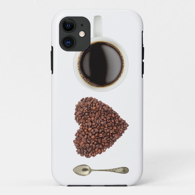 Coques Case-Mate iPhone J'adore le café (Dos)