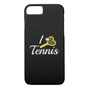 Coque iPhone 8/7 J'adore le tennis
