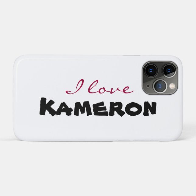 Coques Case-Mate iPhone J'adore [personnaliser] (Dos (Horizontal))