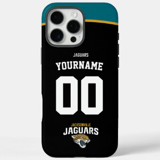 Coque iPhone 16 Pro Max Jaguars personnalisés Jersey Football américain
