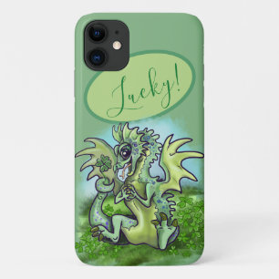Case-Mate iPhone Case "j'ai de la chance !" Lucky Shamrock Dragon