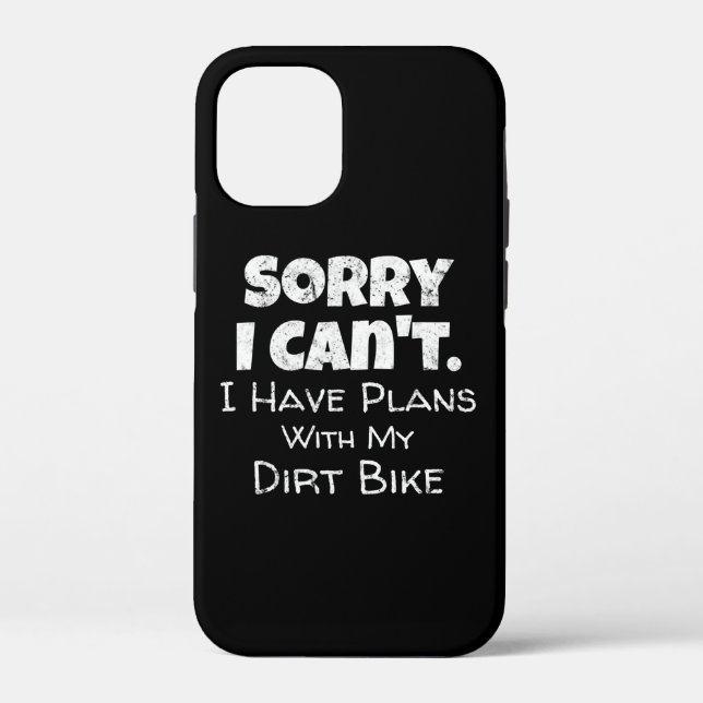 Coques Case-Mate iPhone J'Ai Des Plans Avec Mon Dirt Vélo Cadeau (Verso)