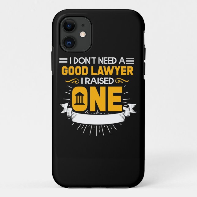 Coques Case-Mate iPhone J'Ai Élevé Un Bon Avocat (Dos)