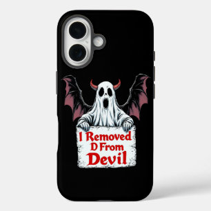 Coque Pour iPhone 16 J'ai enlevé D du diable - Imaginaire sombre gothiq