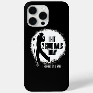 Coque Case-Mate iPhone J'ai frappé 2 bonnes balles aujourd'hui - golf drô