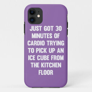 Case-Mate iPhone Case J'ai juste 30 minutes de cardio.. citation drôle