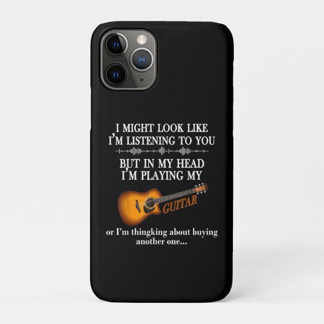 Coques Case-Mate iPhone J'Ai L'Air D'Écouter Ton Amant Guitare (Dos)