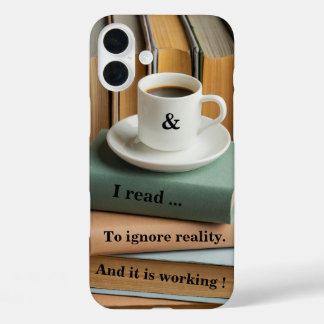 Coque Pour iPhone 16 Plus J'ai lu pour ignorer la réalité, ça marche
