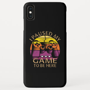 Case-Mate iPhone Case J'ai mis mon jeu en pause pour être ici