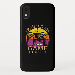 Case-Mate iPhone Case J'ai mis mon jeu en pause pour être ici