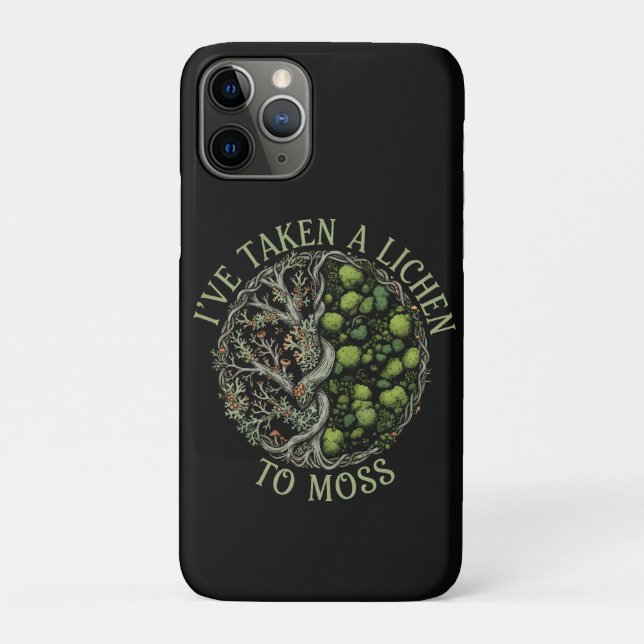 Coques Case-Mate iPhone J'ai Pris un Lichen pour de la Mousse - Blague de  (Dos)