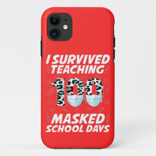 Case-Mate iPhone Case J'ai survécu Enseigner 100 Journées Scolaires Masq