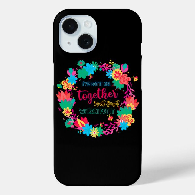 Coques Case-Mate iPhone J'Ai Tout Compris, J'Ai Oublié Où J'Ai Mis (Verso)