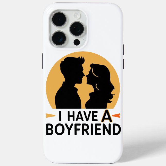 Coques Case-Mate iPhone J'ai un petit ami (Verso)