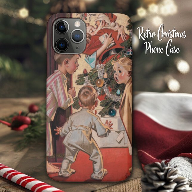 Coques Case-Mate iPhone J'Ai Vu Maman Baiser Santa Claus Antique (I Saw Mommy Kissing Santa Claus Antique Case-Mate iPhone Case)