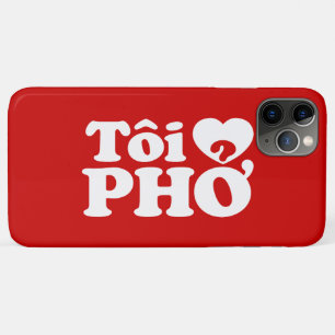 Coques Pour iPhone J'aime (Amour) Pho (Tôi ❤ PHỞ) Langue Vietnamienne