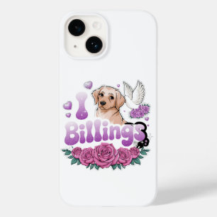 Coque Case-Mate iPhone J'aime Billings   Billings mon coeur   Billings
