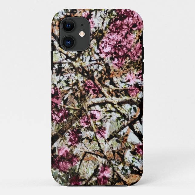 Coques Case-Mate iPhone J'aime Camo rose (Dos)