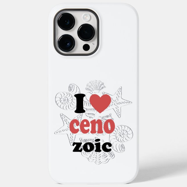 Coques Case-Mate iPhone J'aime Cénozoïque drôle de citation pour les scien (Verso)