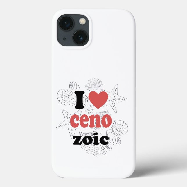 Coques Case-Mate iPhone J'aime Cénozoïque drôle de citation pour les scien (Verso)