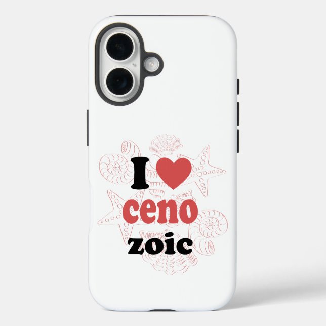 Coques Case-Mate iPhone J'aime Cénozoïque drôle de citation pour les scien (Verso)
