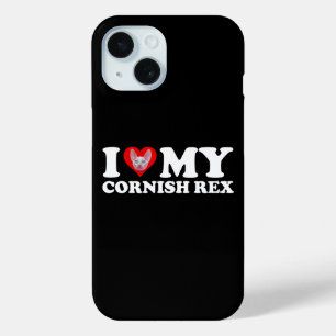 Coque Case-Mate iPhone J'aime (Cœur) Mon Cornish Rex