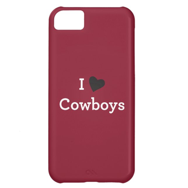 Coques Case-Mate iPhone J'aime des cowboys (Dos)