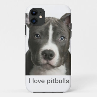 Coques Pour iPhone J'aime des pitbulls