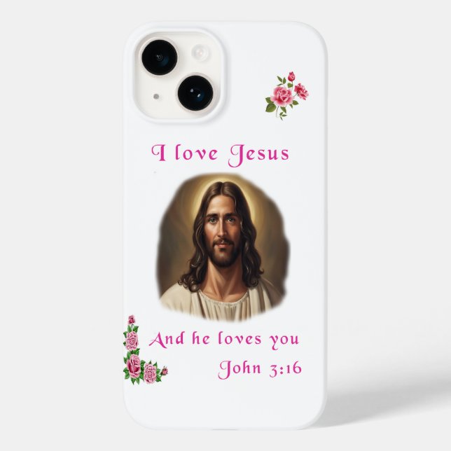 Coques Case-Mate iPhone J'aime Jésus (Verso)
