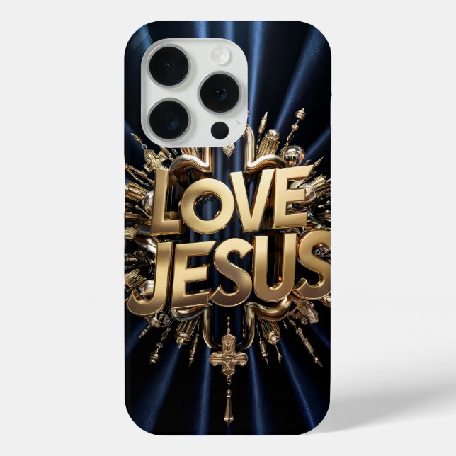 Coques Case-Mate iPhone J'aime Jésus #14 (Verso)