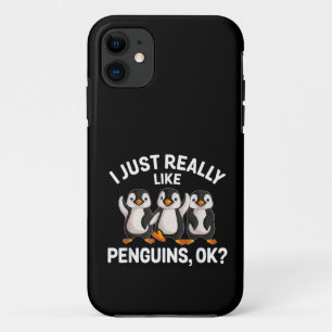 Case-Mate iPhone Case J'aime Juste Vraiment Les Manchots OK Drôle Amateu